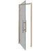 ProSaunas Aspen Prehung Sauna Door — 24" × 81" Tinted Tempered Glass