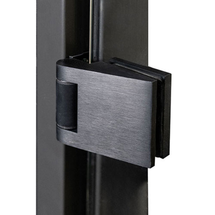 ProSaunas Black Alder ADA Prehung Sauna Door — 36" × 81" Clear Tempered Glass