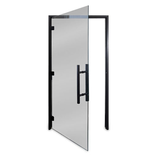 ProSaunas Black Alder ADA Prehung Sauna Door — 36" × 81" Tinted Tempered Glass