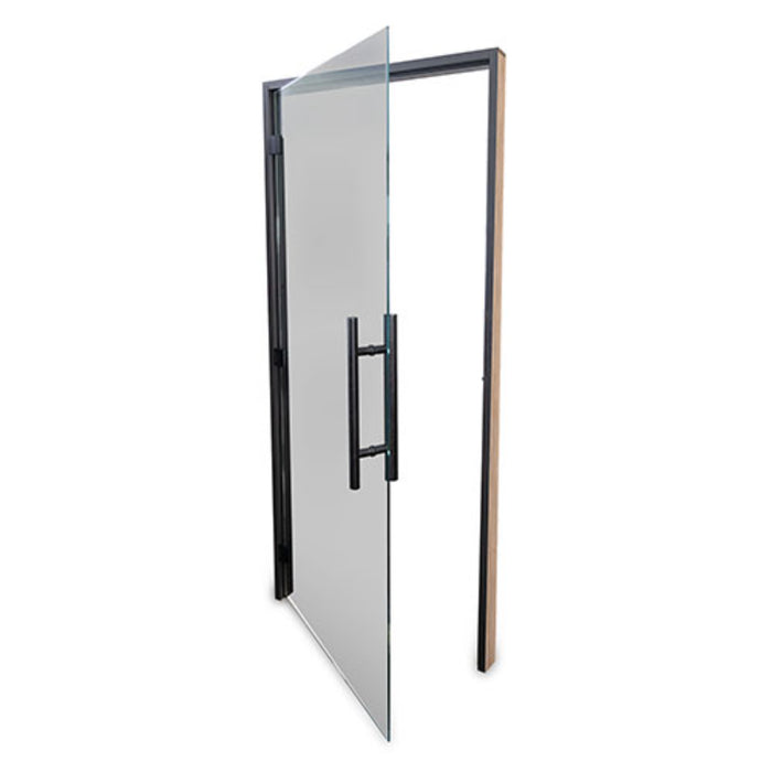 ProSaunas Black Alder ADA Prehung Sauna Door — 36" × 81" Tinted Tempered Glass