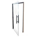 ProSaunas Black Alder ADA Prehung Sauna Door — 36" × 81" Clear Tempered Glass