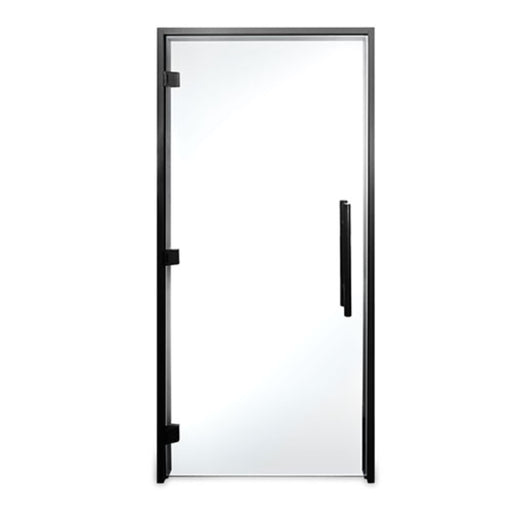 ProSaunas Black Alder ADA Prehung Sauna Door — 36" × 81" Clear Tempered Glass
