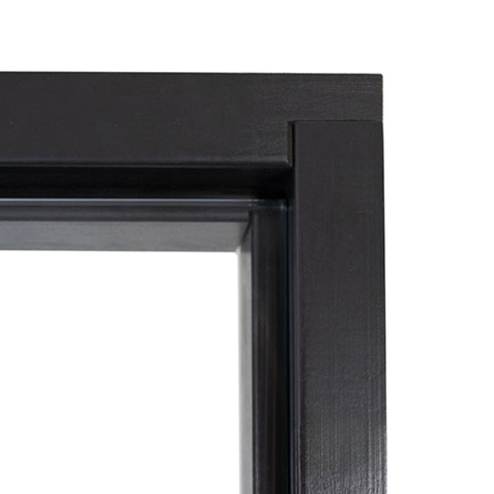 ProSaunas Black Alder Prehung Sauna Door — 24" × 73" Clear Tempered Glass