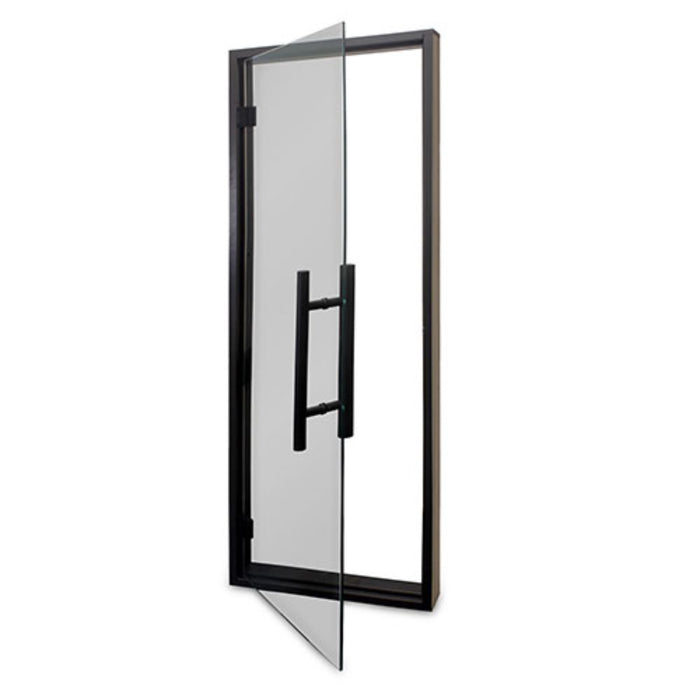 ProSaunas Black Alder Prehung Sauna Door — 24" x 73" Tinted Tempered Glass
