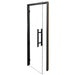 ProSaunas Black Alder Prehung Sauna Door — 24" × 81" Clear Tempered Glass