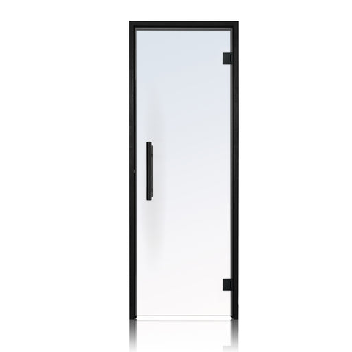 ProSaunas Black Alder Prehung Sauna Door — 24" × 81" Clear Tempered Glass