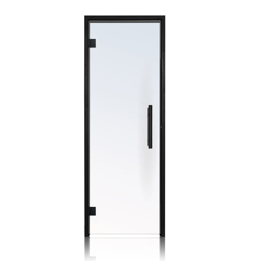 ProSaunas Black Alder Prehung Sauna Door — 24" × 81" Clear Tempered Glass
