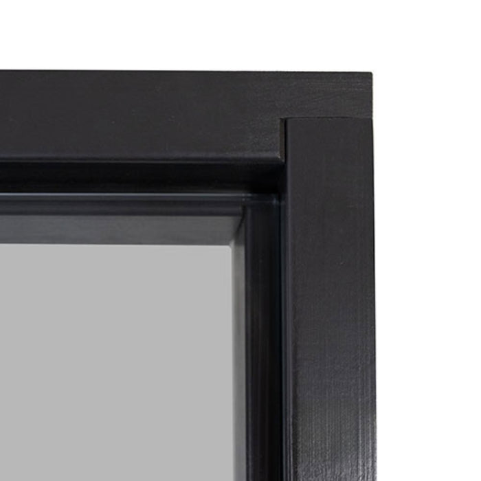 ProSaunas Black Alder Prehung Sauna Door — 24" × 81" Tinted Tempered Glass