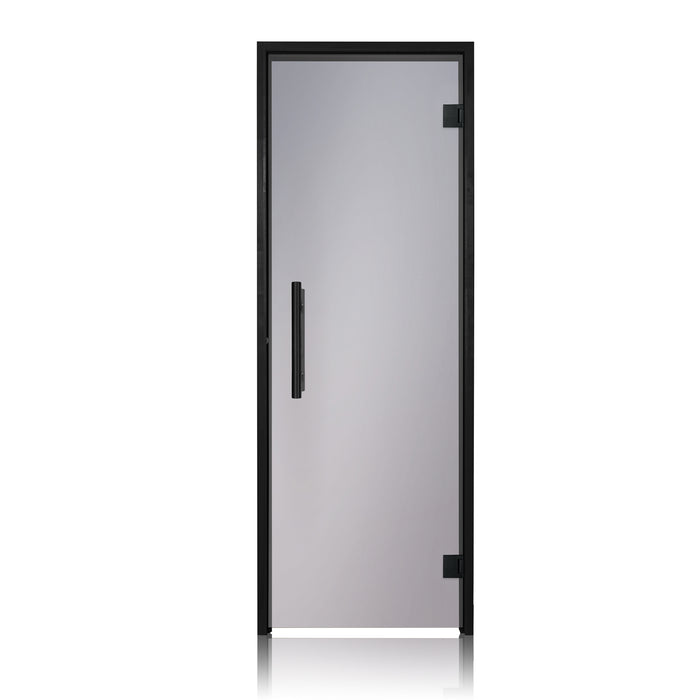 ProSaunas Black Alder Prehung Sauna Door — 24" × 81" Tinted Tempered Glass