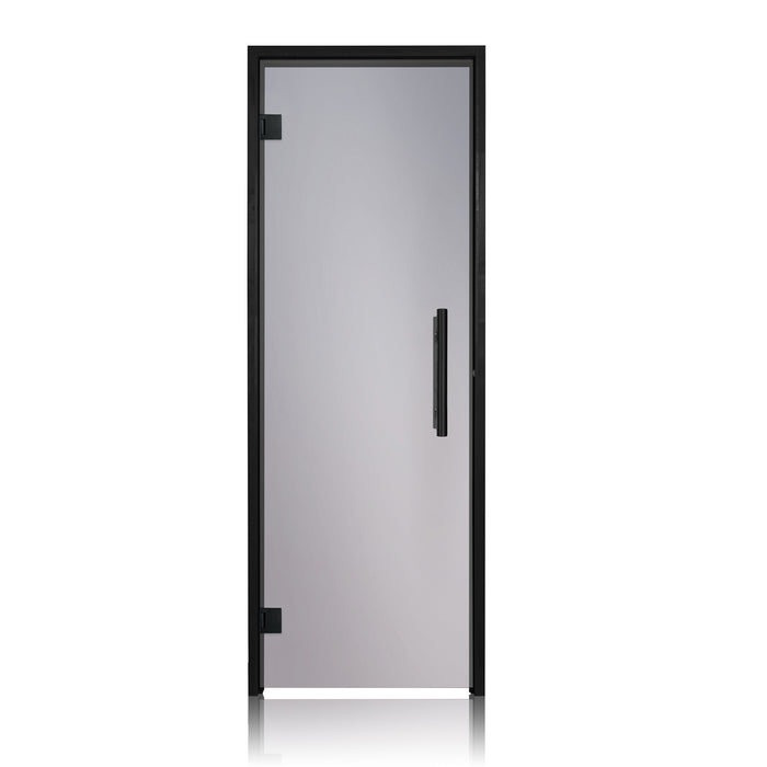 ProSaunas Black Alder Prehung Sauna Door — 24" × 81" Tinted Tempered Glass