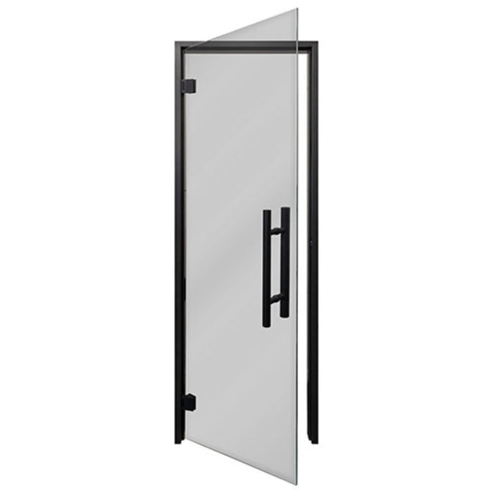 ProSaunas Black Alder Prehung Sauna Door — 24" × 81" Tinted Tempered Glass