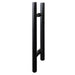 ProSaunas Black Alder Prehung Sauna Door — 24" × 81" Tinted Tempered Glass