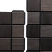 ProSaunas Cubist Black Sauna Wood Panels, Black Abachi