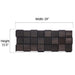 ProSaunas Cubist Black Sauna Wood Panels, Black Abachi