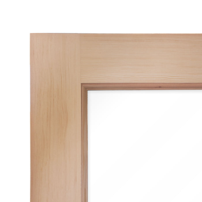 ProSaunas Douglas Fir ADA Prehung Sauna Door — 36" × 80" Dual-Pane Glass