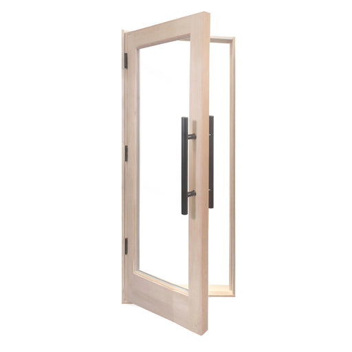 ProSaunas Douglas Fir Prehung Sauna Door — 24" × 70" Dual-Pane Glass