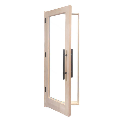 ProSaunas Douglas Fir Prehung Sauna Door — 24" × 80" Dual-Pane Glass