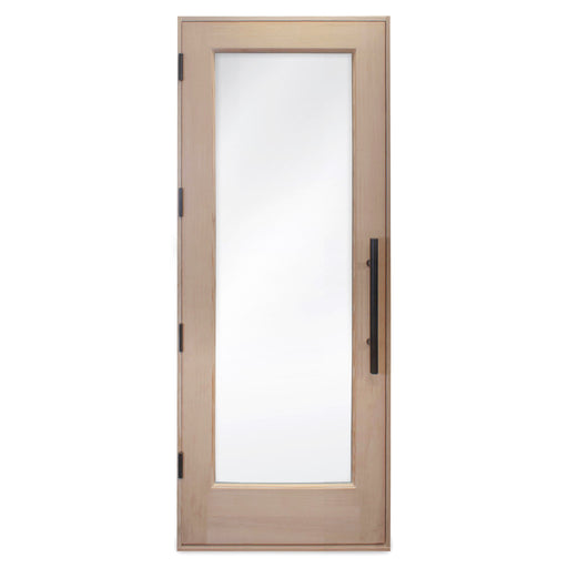 ProSaunas Douglas Fir Prehung Sauna Door — 30" × 80" Dual-Pane Glass