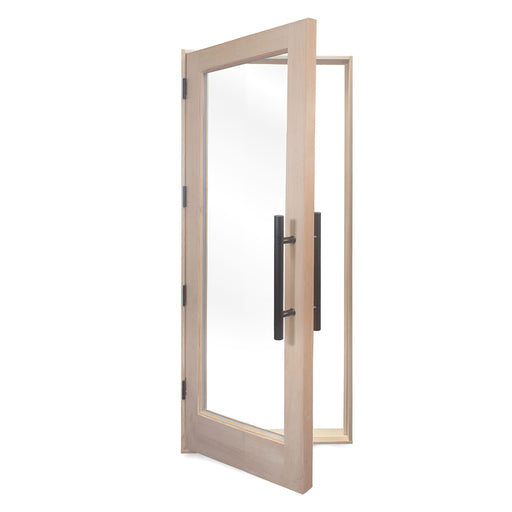 ProSaunas Douglas Fir Prehung Sauna Door — 30" × 80" Dual-Pane Glass