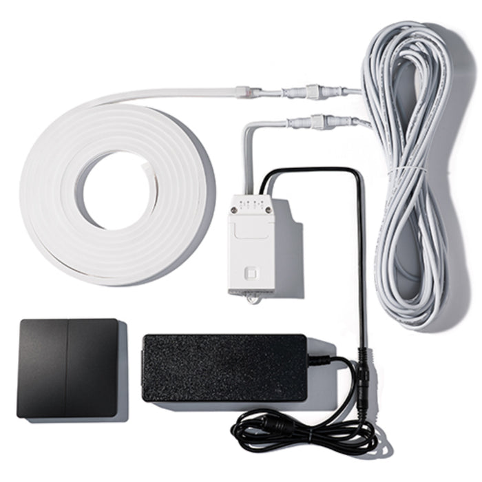ProSaunas Dual-Zone Dimmable Linear White LED Neon Light Kit — Wi-Fi + Wireless Control, Waterproof
