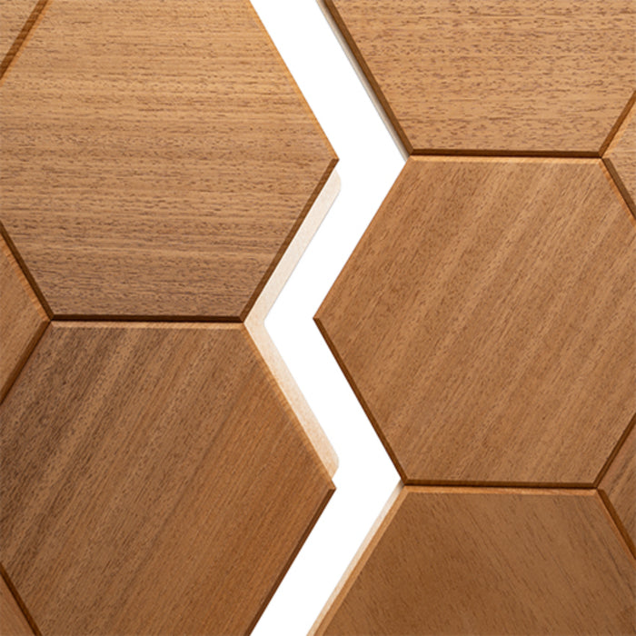 ProSaunas Hive Thermo Sauna Wood Panels, Thermo-Abachi
