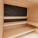 ProSaunas Modern Black Sauna Wood Panels, Black Thermo-Abachi