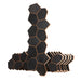 ProSaunas Modern Black Sauna Wood Panels, Black Thermo-Abachi