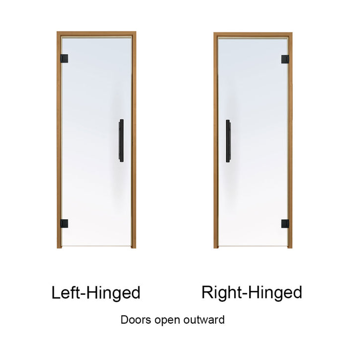 ProSaunas Thermo-Aspen ADA Prehung Sauna Door — 36" × 81" Clear Tempered Glass
