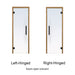 ProSaunas Thermo-Aspen ADA Prehung Sauna Door — 36" × 81" Clear Tempered Glass