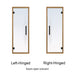 ProSaunas Thermo-Aspen Prehung Sauna Door — 24" × 73" Clear Tempered Glass