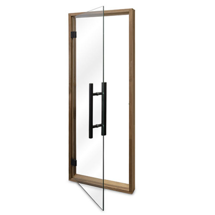 ProSaunas Thermo-Aspen Prehung Sauna Door — 24" × 73" Clear Tempered Glass