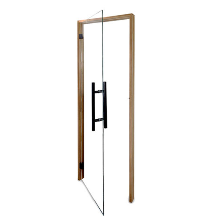 ProSaunas Thermo-Aspen Prehung Sauna Door — 24" × 81" Clear Tempered Glass