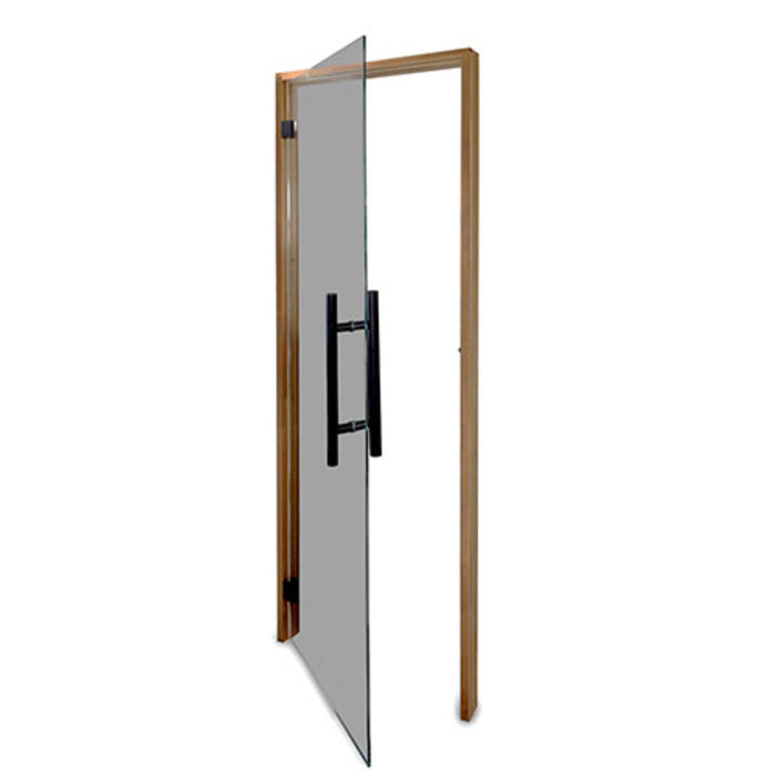 ProSaunas Thermo-Aspen Prehung Sauna Door — 24" × 81" Tinted Tempered Glass