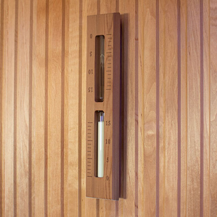 ProSaunas Wall Mounted Sand Timer - Cedar