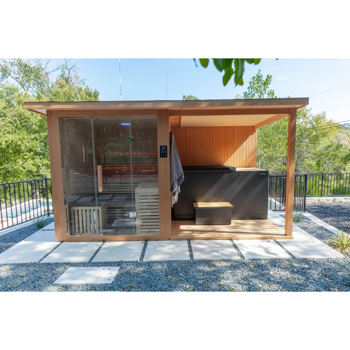 Revive 4-Person Traditional Sauna with Extension Kit-