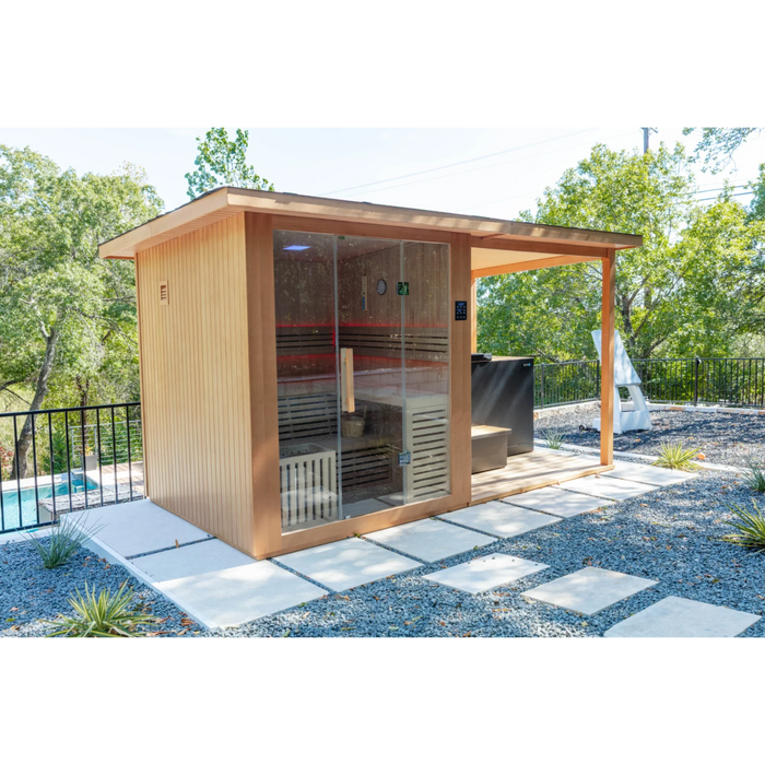 Revive 4-Person Traditional Sauna with Extension Kit-