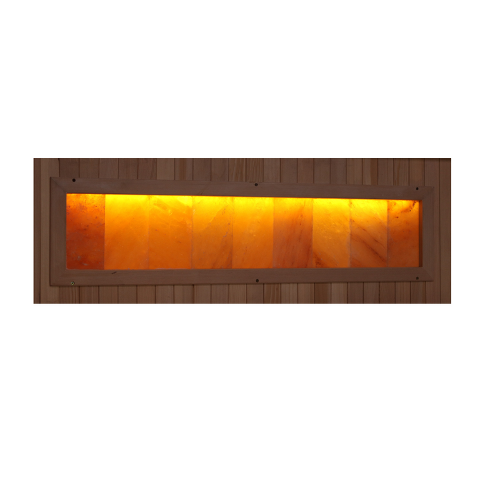 Golden Designs Reserve Edition GDI-8230-01 3-Person Full Spectrum Infrared Sauna with Himalayan Salt Bar 7