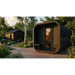 SaunaLife Model CL12GCPB Cube Luxury Series 8-Person Traditional Outdoor Sauna