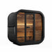 SaunaLife Model CL4GB Cube Luxury Series 3-Person Traditional Outdoor Sauna