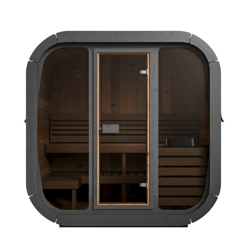 SaunaLife Model CL5G Cube-Series 4-Person Traditional Outdoor Sauna