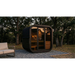 SaunaLife Model CL5GB Cube Luxury Series 4-Person Traditional Outdoor Sauna