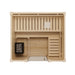 SaunaLife Model G2B Garden-Series 4-Person Traditional Outdoor Sauna