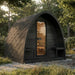 SaunaLife Model G3B Garden-Series 4-Person Traditional Outdoor Pod Sauna