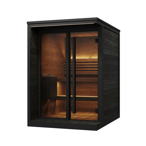 SaunaLife Model GL4B Garden Luxury-Series 4-Person Outdoor Sauna