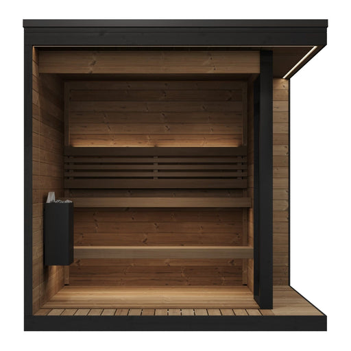 SaunaLife Model GL6 Garden Luxury-Series 6-Person Outdoor Sauna