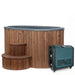 SaunaLife Model S2NC Package Soak-Series 2-Person Cold/Hot Immersion Tub with Water Chiller/Heater (Natural)