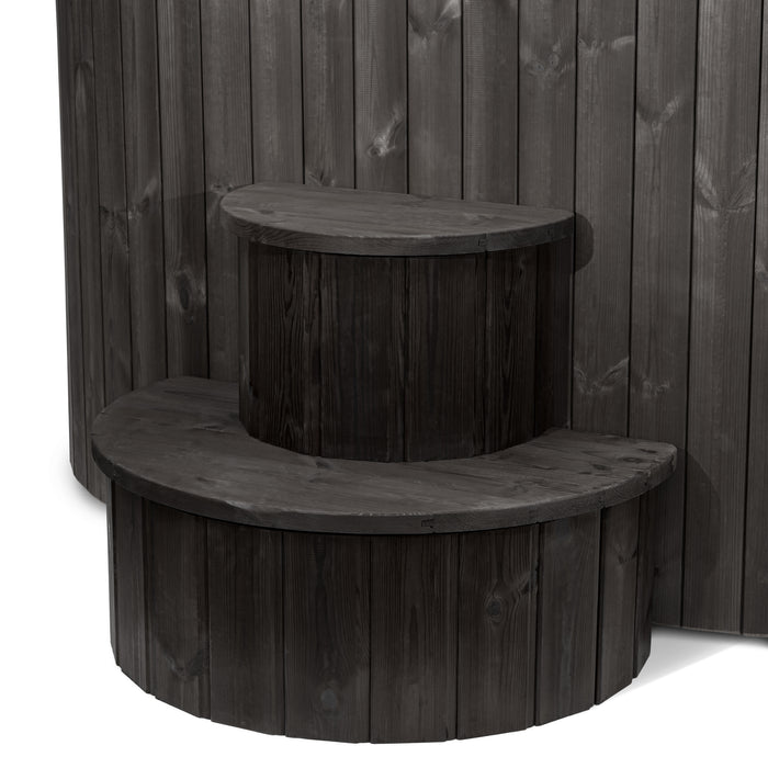 SaunaLife Model S2B Soak-Series 2-Person Cold/Hot Immersion Tub (Black)