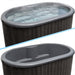 SaunaLife Model S2B Soak-Series 2-Person Cold/Hot Immersion Tub (Black)