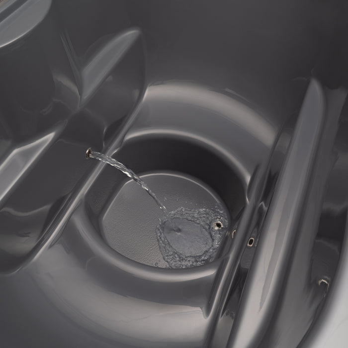 SaunaLife Model S2B Soak-Series 2-Person Cold/Hot Immersion Tub (Black)