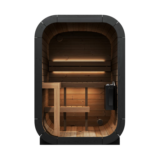 SaunaLife Model CL3G Cube-Series 2-Person Traditional Outdoor Sauna